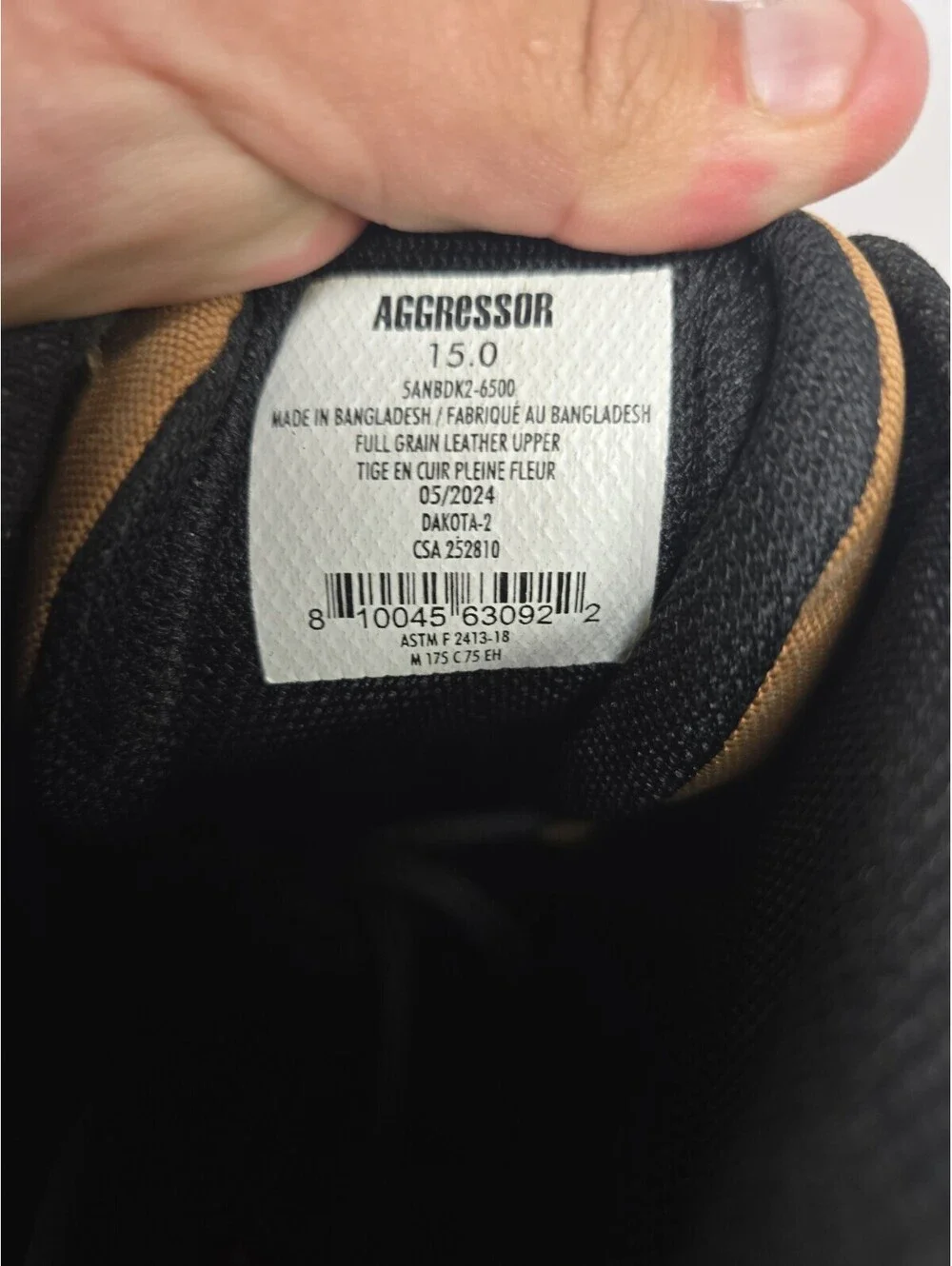 Aggressor Mens 6